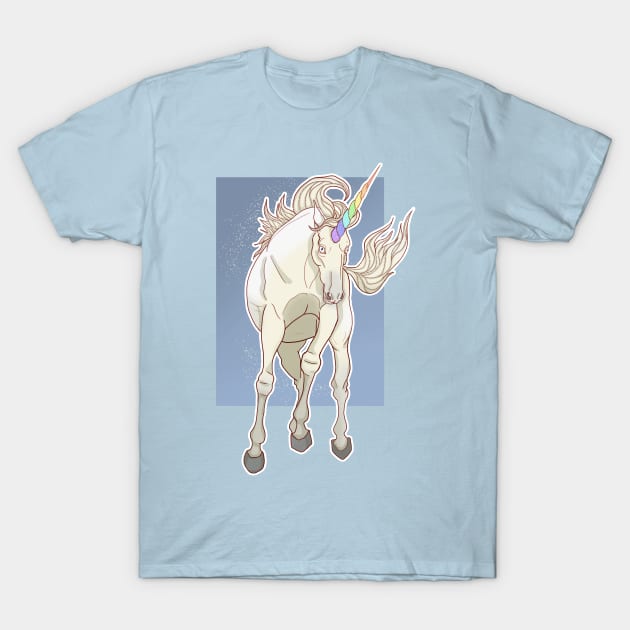 Rainbow Unicorn T-Shirt by MeOfF